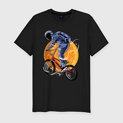 Футболка slim-fit Space rider, цвет: черный