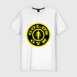 Футболка slim-fit Golds GYM, цвет: белый