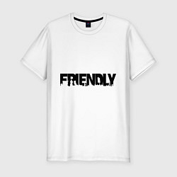 Футболка slim-fit DayZ: Im friendly, цвет: белый