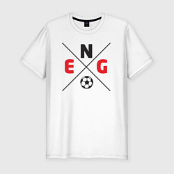 Мужская slim-футболка Team England