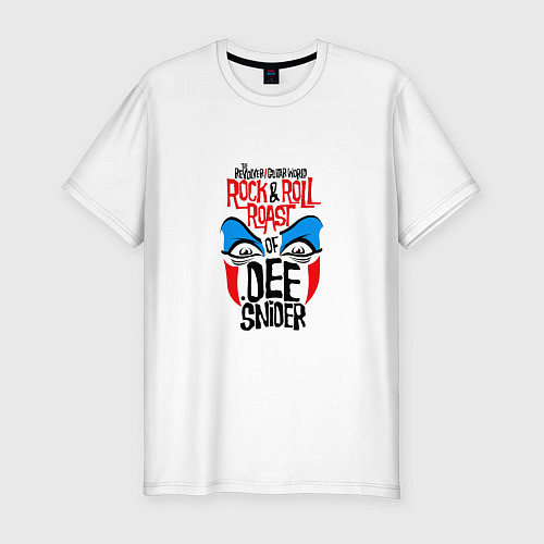 Мужская slim-футболка Dee Snider / Белый – фото 1