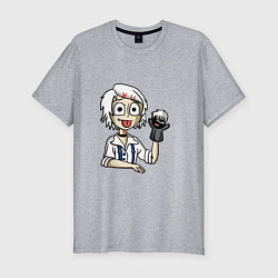 Мужская slim-футболка Джузо с куклой