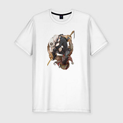 Футболка slim-fit YoRHa 9S from NieR: Automata, цвет: белый
