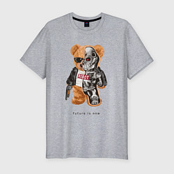 Футболка slim-fit Future is now, цвет: меланж