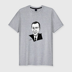 Футболка slim-fit Сергей Рахманинов, цвет: меланж