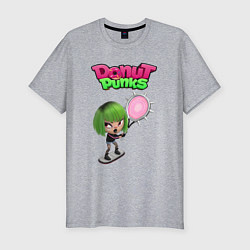 Мужская slim-футболка Рокси