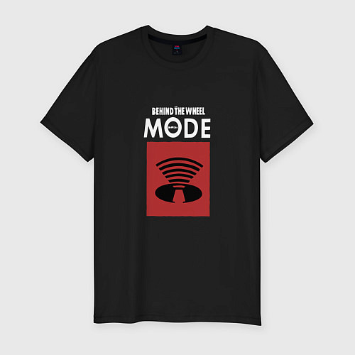 Мужская slim-футболка Depeche mode musical / Черный – фото 1