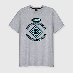 Футболка slim-fit X-COM sharpshooters, цвет: меланж