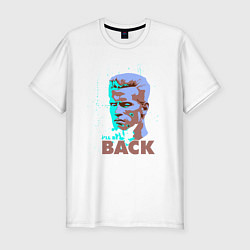 Футболка slim-fit Terminator art, цвет: белый