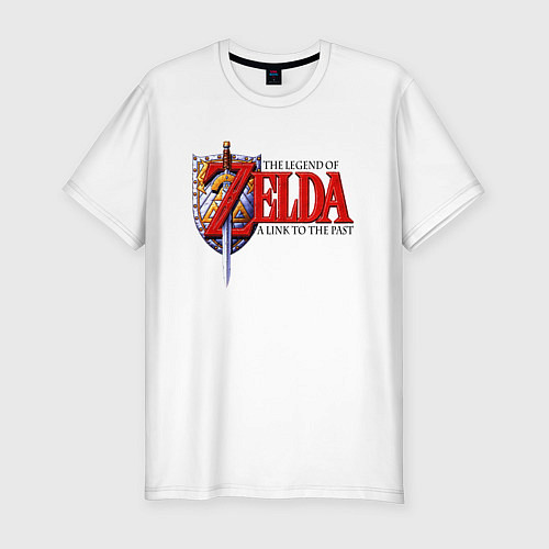 Мужская slim-футболка The Legend of Zelda game / Белый – фото 1