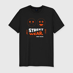 Мужская slim-футболка Street wear