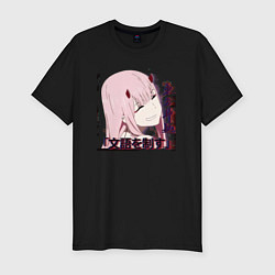 Футболка slim-fit Anime X Girl, цвет: черный