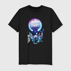 Футболка slim-fit Киллуа Hunter Hunter, цвет: черный