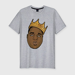 Футболка slim-fit Notorious B I G, цвет: меланж