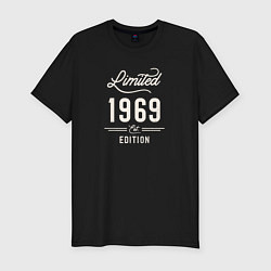 Футболка slim-fit 1969 ограниченный выпуск, цвет: черный