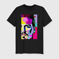 Мужская slim-футболка Johnny Depp - celebrity