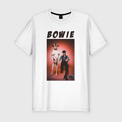 Футболка slim-fit David Bowie Diamond Dogs, цвет: белый
