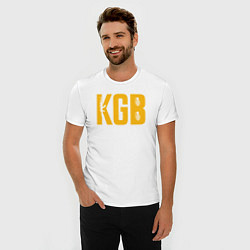 Футболка slim-fit KGB, цвет: белый — фото 2