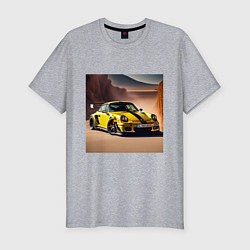 Футболка slim-fit Porsche 911, цвет: меланж