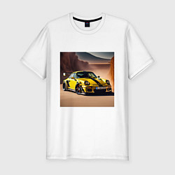 Футболка slim-fit Porsche 911, цвет: белый