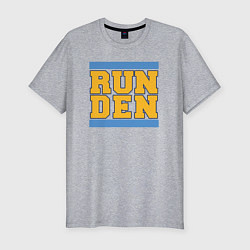 Футболка slim-fit Run Denver Nuggets, цвет: меланж