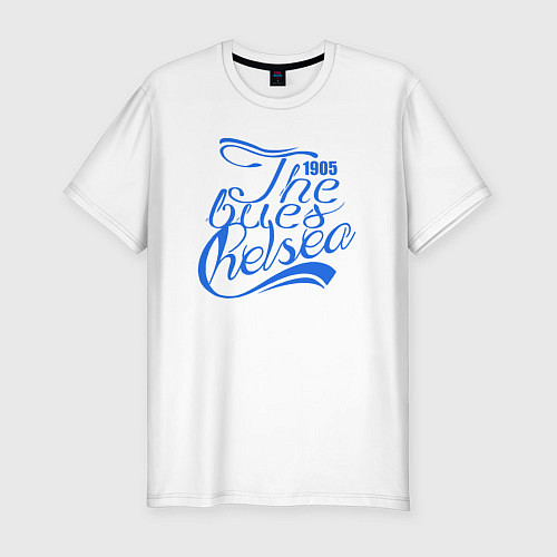 Мужская slim-футболка The Blues Chelsea / Белый – фото 1