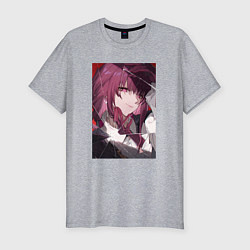 Футболка slim-fit Кафка за стеклом, цвет: меланж