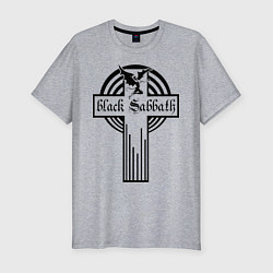 Футболка slim-fit Black Sabbath Cross, цвет: меланж