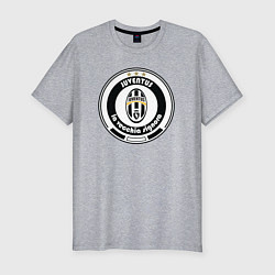 Футболка slim-fit Juventus club, цвет: меланж