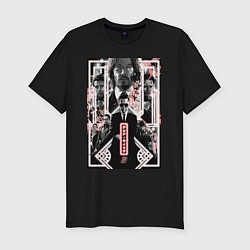 Футболка slim-fit John Wick Chapter four poster, цвет: черный