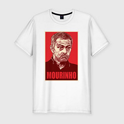 Футболка slim-fit Mourinho, цвет: белый