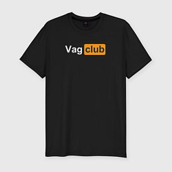 Футболка slim-fit Vag club, цвет: черный