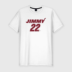 Футболка slim-fit Jimmy 22, цвет: белый