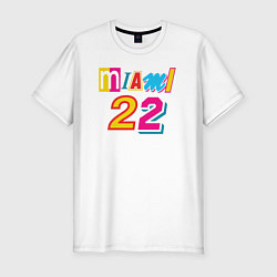 Мужская slim-футболка Джимми Батлер 22