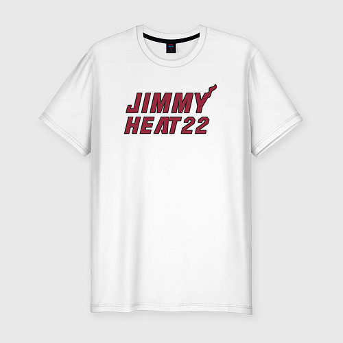 Мужская slim-футболка Jimmy Heat 22 / Белый – фото 1