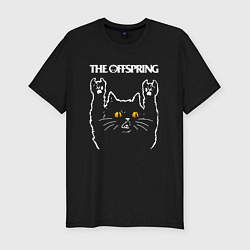 Мужская slim-футболка The Offspring rock cat