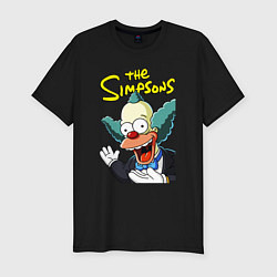 Футболка slim-fit Krusty the clown, цвет: черный