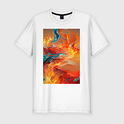 Мужская slim-футболка Прошел огонь и воду
