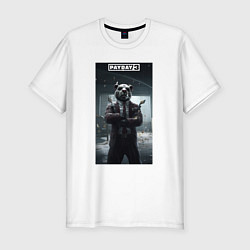 Футболка slim-fit Payday 3 bulldog, цвет: белый