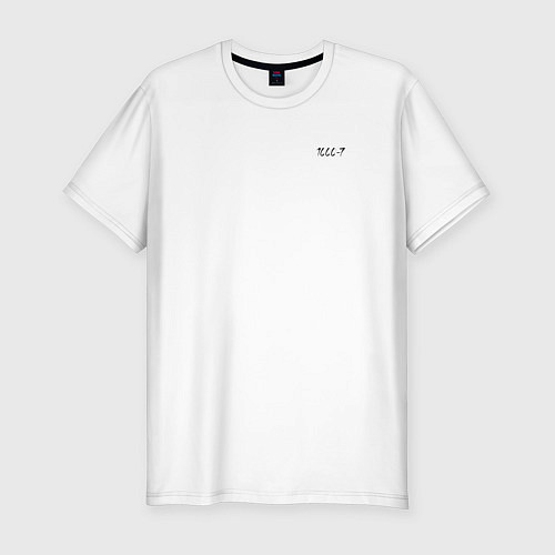Мужская slim-футболка Токийский Гуль - Канеки Кен / Белый – фото 1