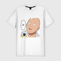 Мужская slim-футболка Saitama - Okey