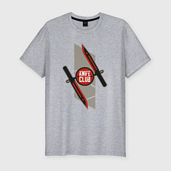 Мужская slim-футболка CS knife club