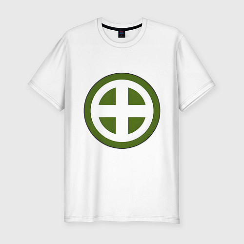 Мужская slim-футболка Клан Симадзу Total War: Shogun 2 / Белый – фото 1
