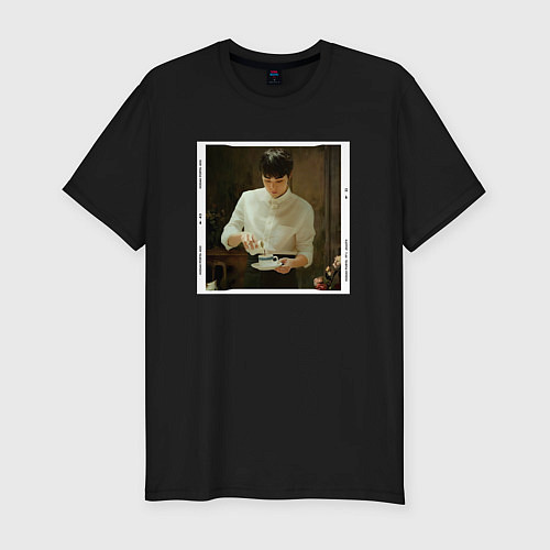 Мужская slim-футболка Сиумин / Черный – фото 1
