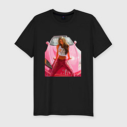 Футболка slim-fit Суши Девон Аоки Honda s2000, цвет: черный