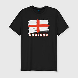 Футболка slim-fit England trip, цвет: черный