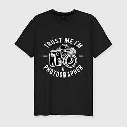 Футболка slim-fit Photographer, цвет: черный