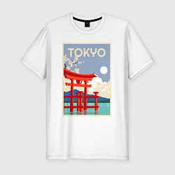 Футболка slim-fit Tokyo - japan, цвет: белый
