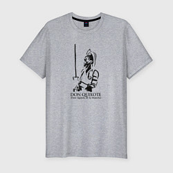 Мужская slim-футболка Don Quixote