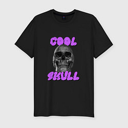 Мужская slim-футболка Cool Skull